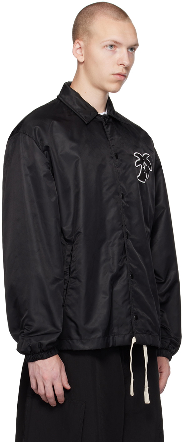 Palm Angels Black Hunter Jacket Palm Angels