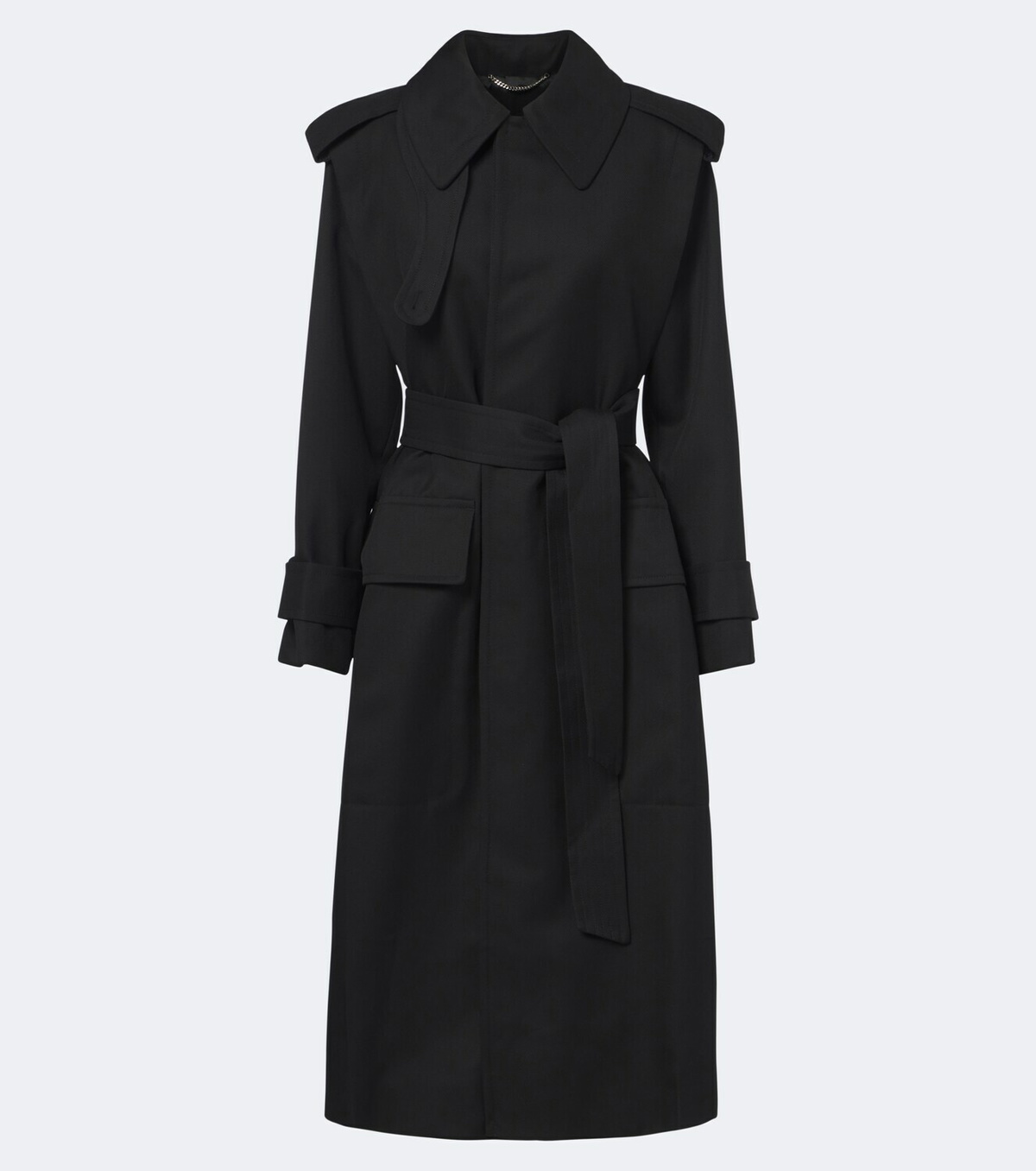 Victoria Beckham Philippa virgin wool twill trench coat