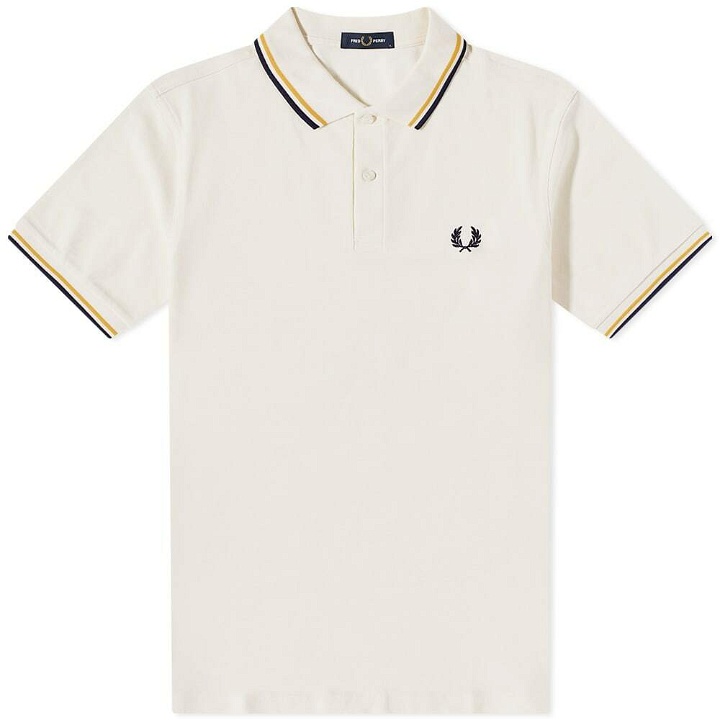 Photo: Fred Perry Authentic Men's Slim Fit Twin Tipped Polo Shirt in Multi