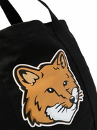 MAISON KITSUNE' - Fox Head Cotton Tote Bag