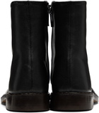 LEMAIRE Black Piped Zipped Boots