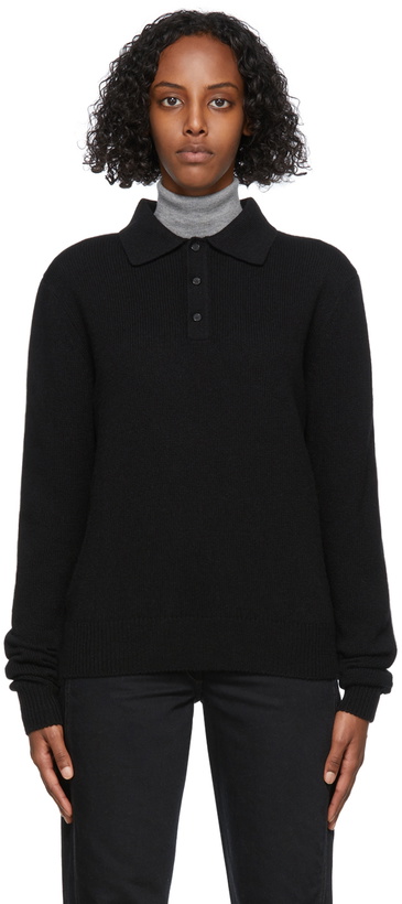 Photo: Salie66 Black Cashmere Harry Long Sleeve Polo