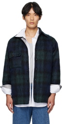 Bless Navy & Green N°80 Woodhacker Shirt Jacket