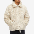 Marni Men's Shaggy Fleece Jacket in Glass