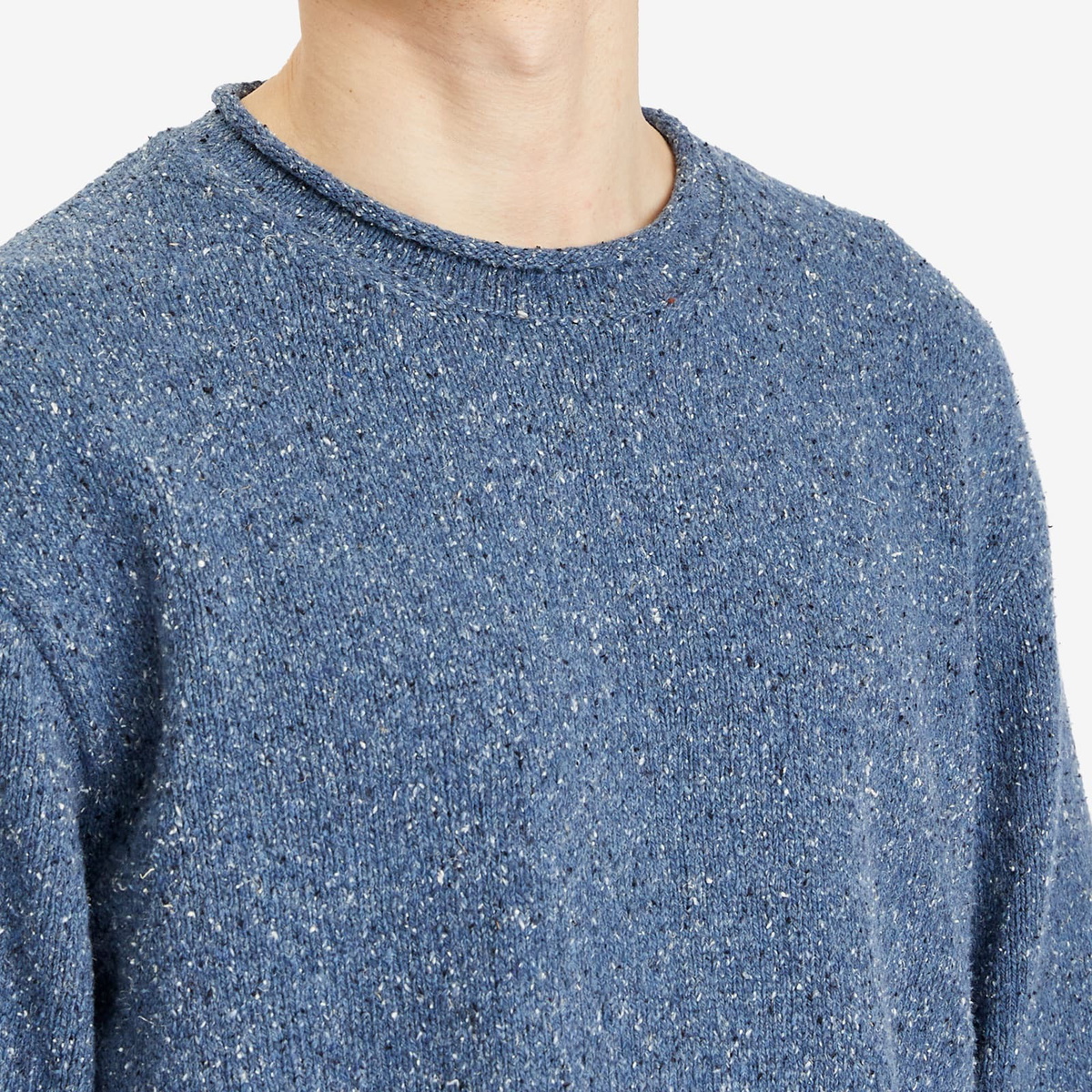 Folk Men's Slouch Sweatshirt in Soft Navy