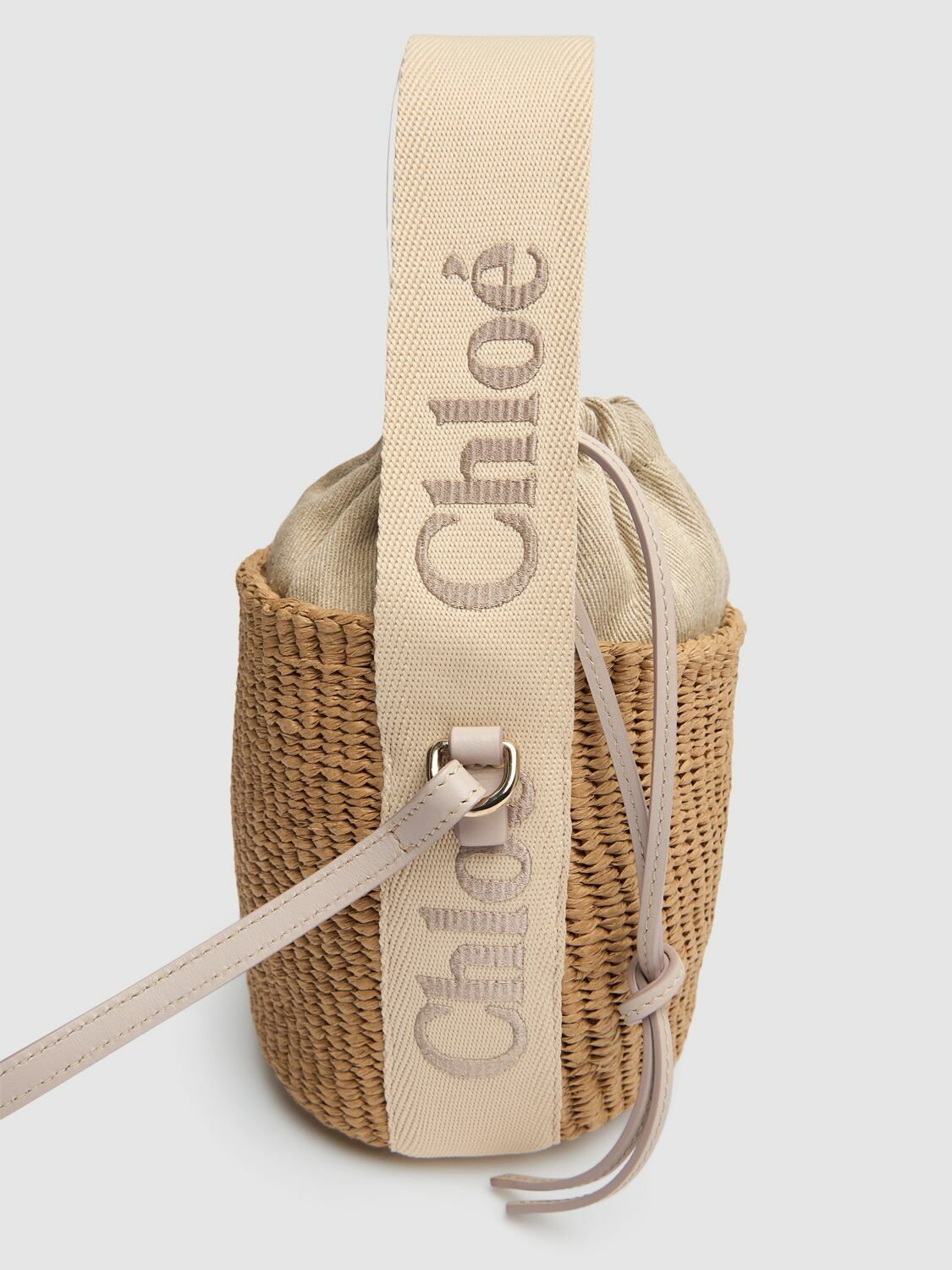 CHLOÉ Small Woody Bucket Top Handle Bag