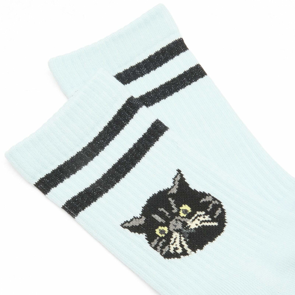 Rostersox Cat Socks in Blue/Navy