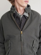 Baracuta - G9 Padded Cotton-Canvas Harrington Jacket - Green