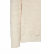 AGNONA - Cotton Blend Crewneck Sweater