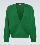 Loewe Ribbed-knit wool-blend cardigan