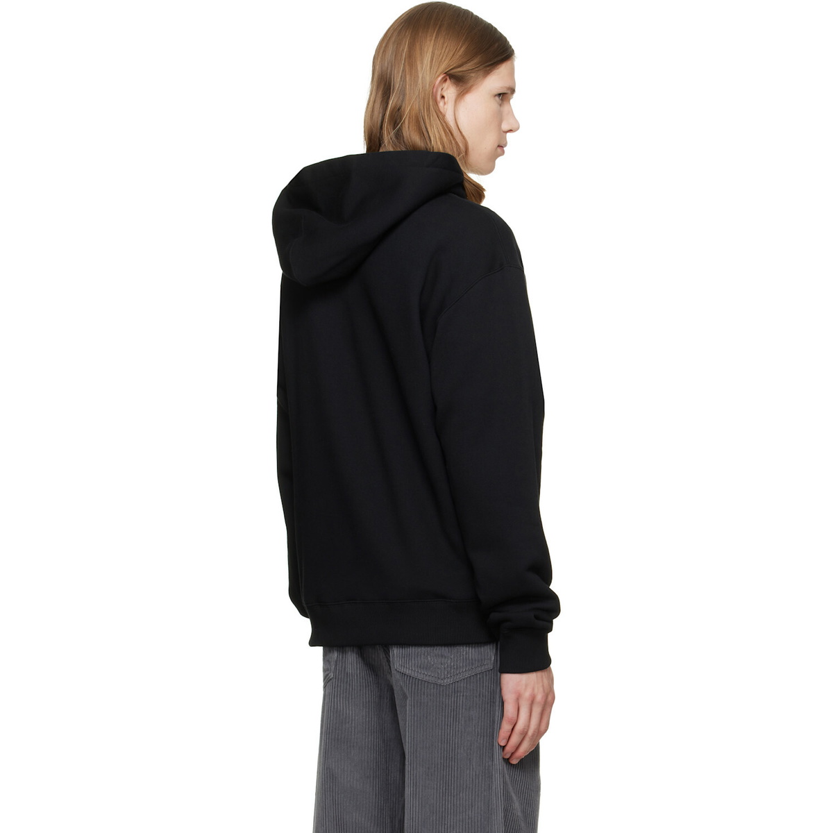 Jil Sander Black Cotton Hoodie