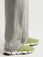Balenciaga - Speed 2.0 Logo-Print Stretch-Knit Slip-On Sneakers - Green