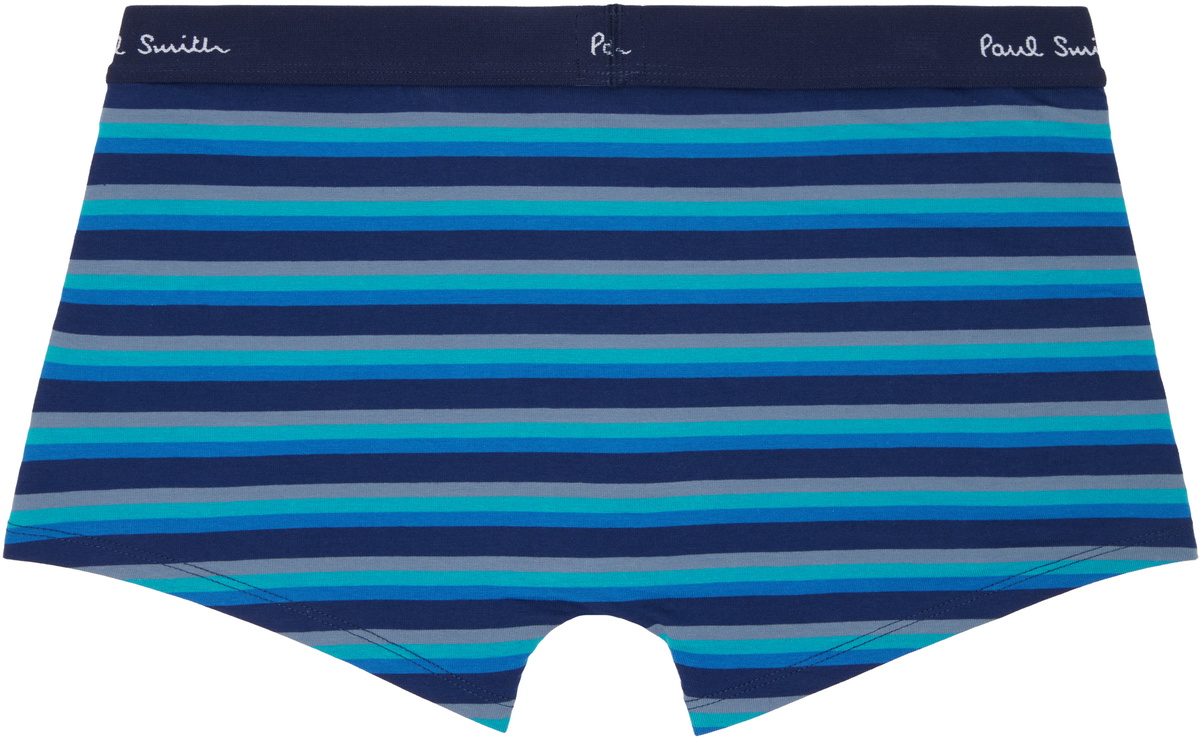 Paul Smith Five-Pack Multicolor Stripe & Plain Mixed Boxer Briefs