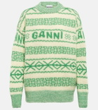Ganni - Logo wool sweater