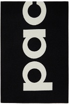 Paco Rabanne Black & White Logo Scarf