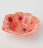 Bordallo Pinheiro Maria Flor earthenware salad bowl
