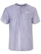 NIKE TENNIS - NikeCourt Advantage Slim-Fit Recycled Dri-FIT Tennis T-Shirt - Purple