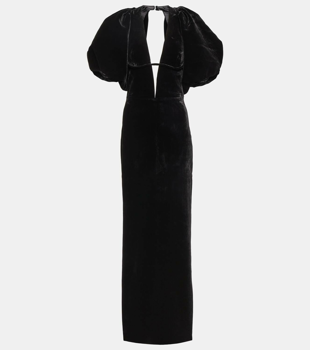 Rasario Cutout velvet maxi dress Rasario