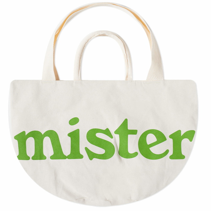 Photo: Mister Green Men's Grow Pot Round Tote Bag in Natural