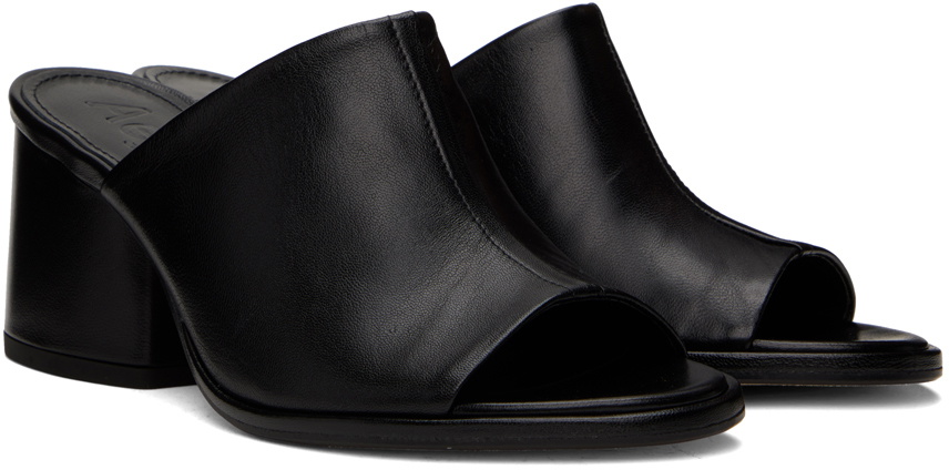 Aeyde Black Amanda Nappa Heeled Sandals