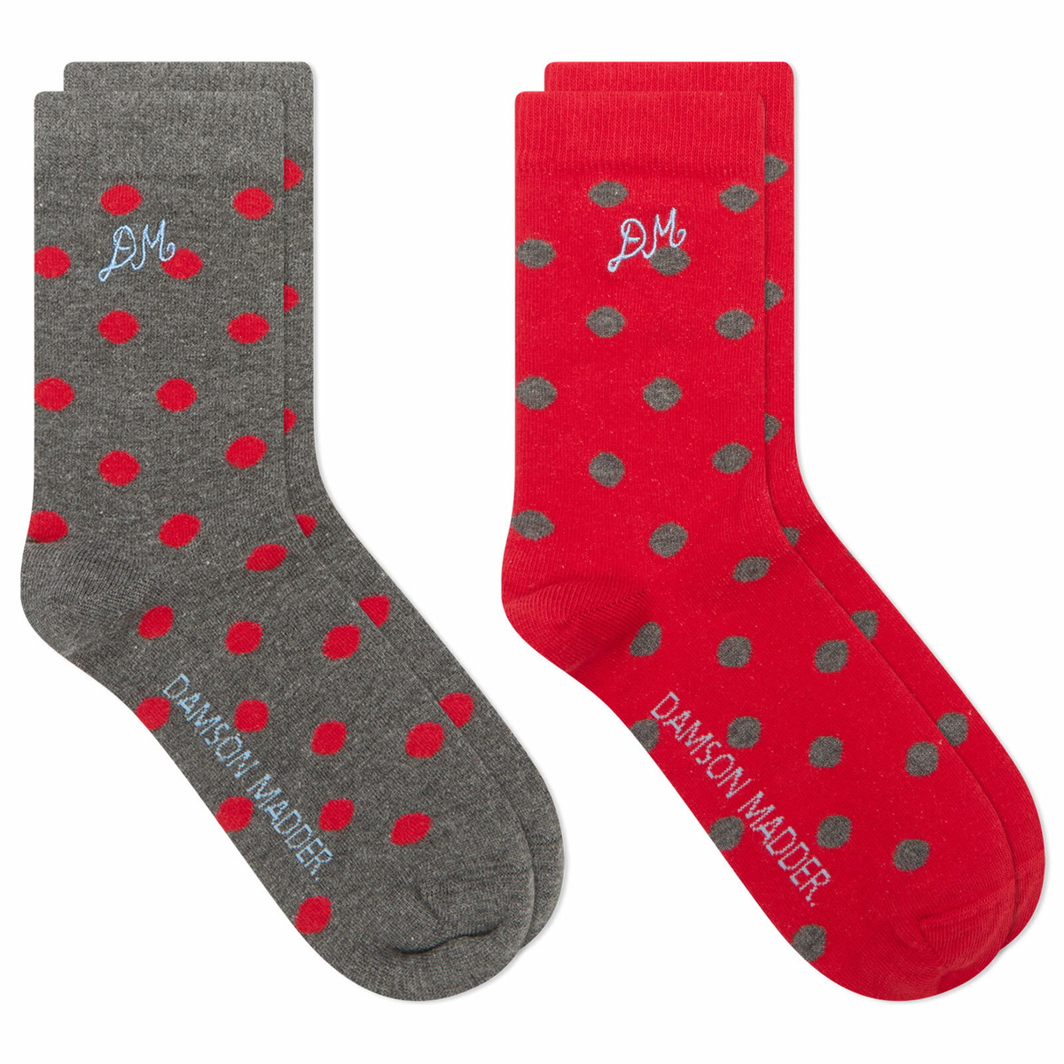 Damson Madder Women's 2 Pack Socks in Red 