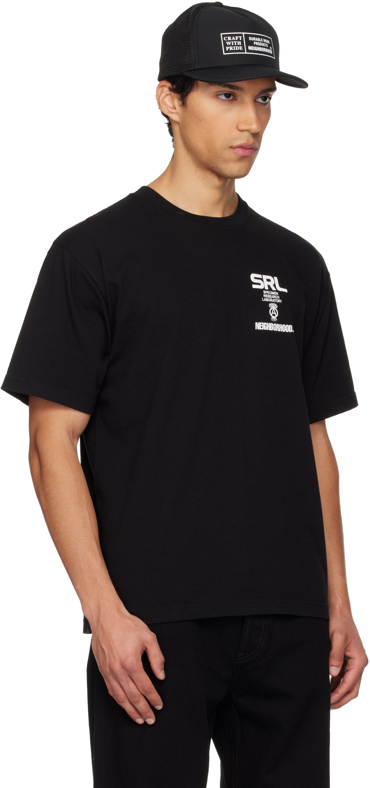 Neighborhood Black 'SRL TEE SS-1' T-shirt Neighborhood
