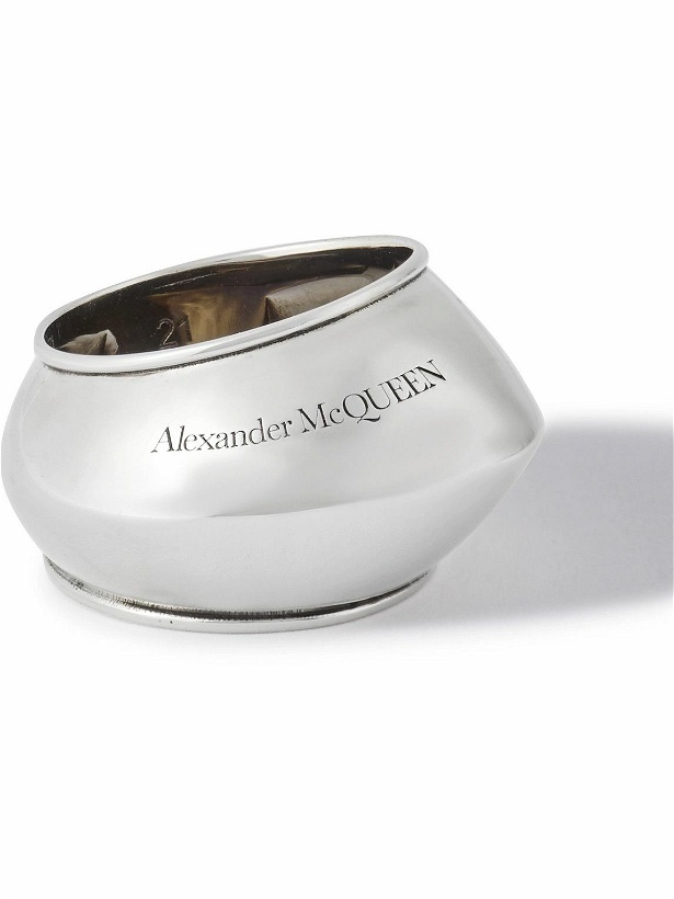 Photo: Alexander McQueen - Gaze Silver-Tone Ring - Silver