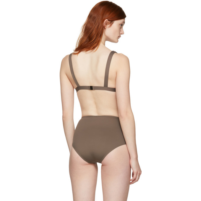 Her Line Brown Audrey Bikini Top