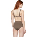 Her Line Brown Audrey Bikini Top