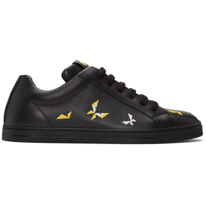 Fendi Black Butterfleyes Sneakers Fendi