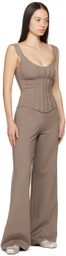Paris Georgia SSENSE Exclusive Taupe Eliana Tank Top