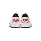 Golden Goose White and Red Python Ball Star Sneakers