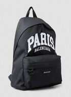 Paris Logo Explorer Backpack in Black