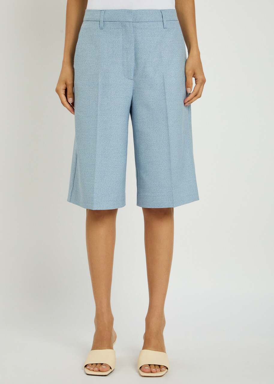 Remain BY Birger Christensen Suiting Bermuda Woven Shorts Light Blue