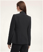 Brooks Brothers Women's Crepe Jacket | Black