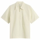 Universal Works Men's Broadcloth Ewan Shirt in Ecru
