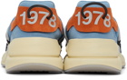 Diesel Blue & Orange S-Serendipity Lace Sneakers