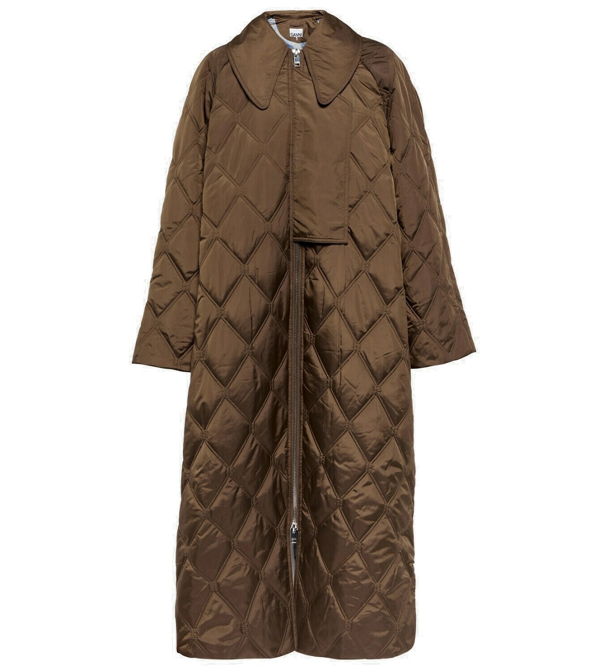 Ganni - Oversized quilted coat GANNI