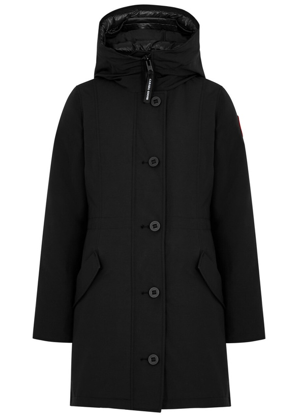 Photo: Canada Goose Rossclair Hooded Arctic-tech Parka, Black, Parka, Coat