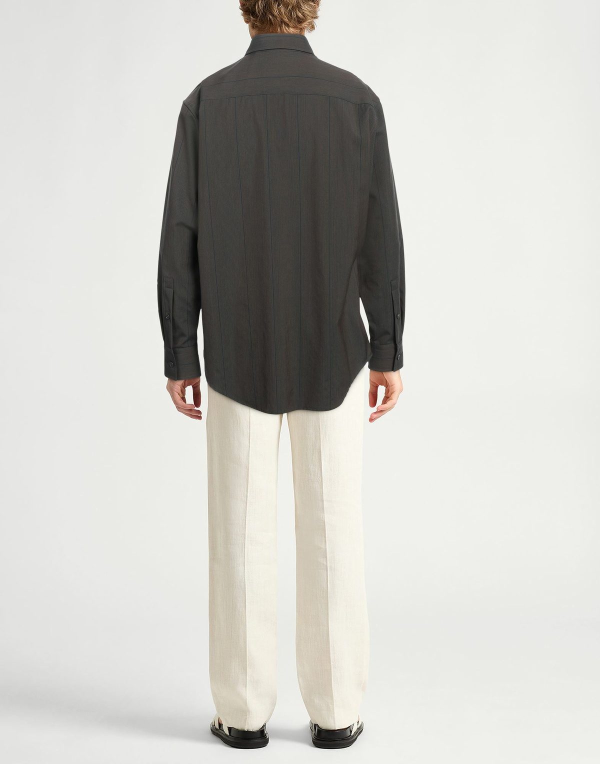 Burberry Mens Shirt Dark in Brown
