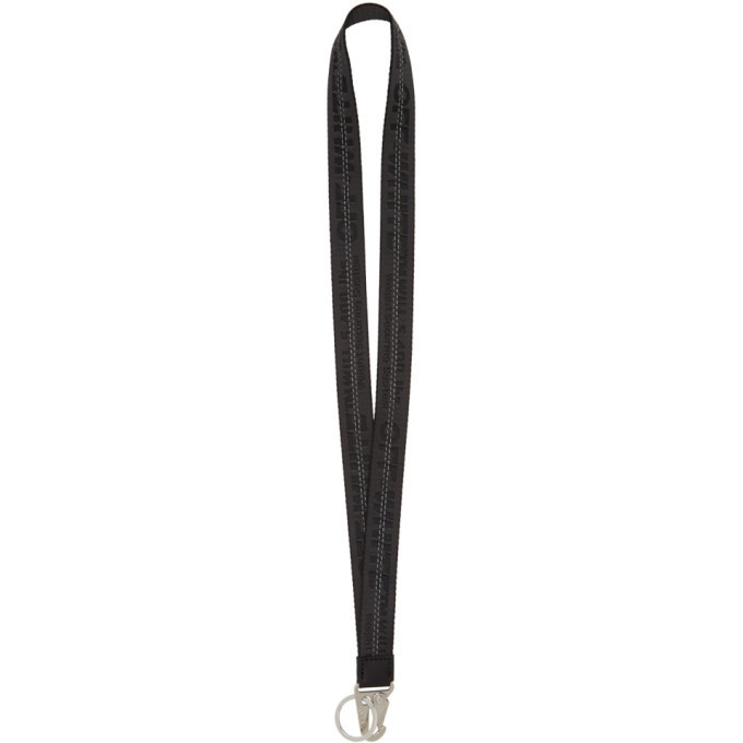 Photo: Off-White Black Classic Industrial Lanyard Keychain