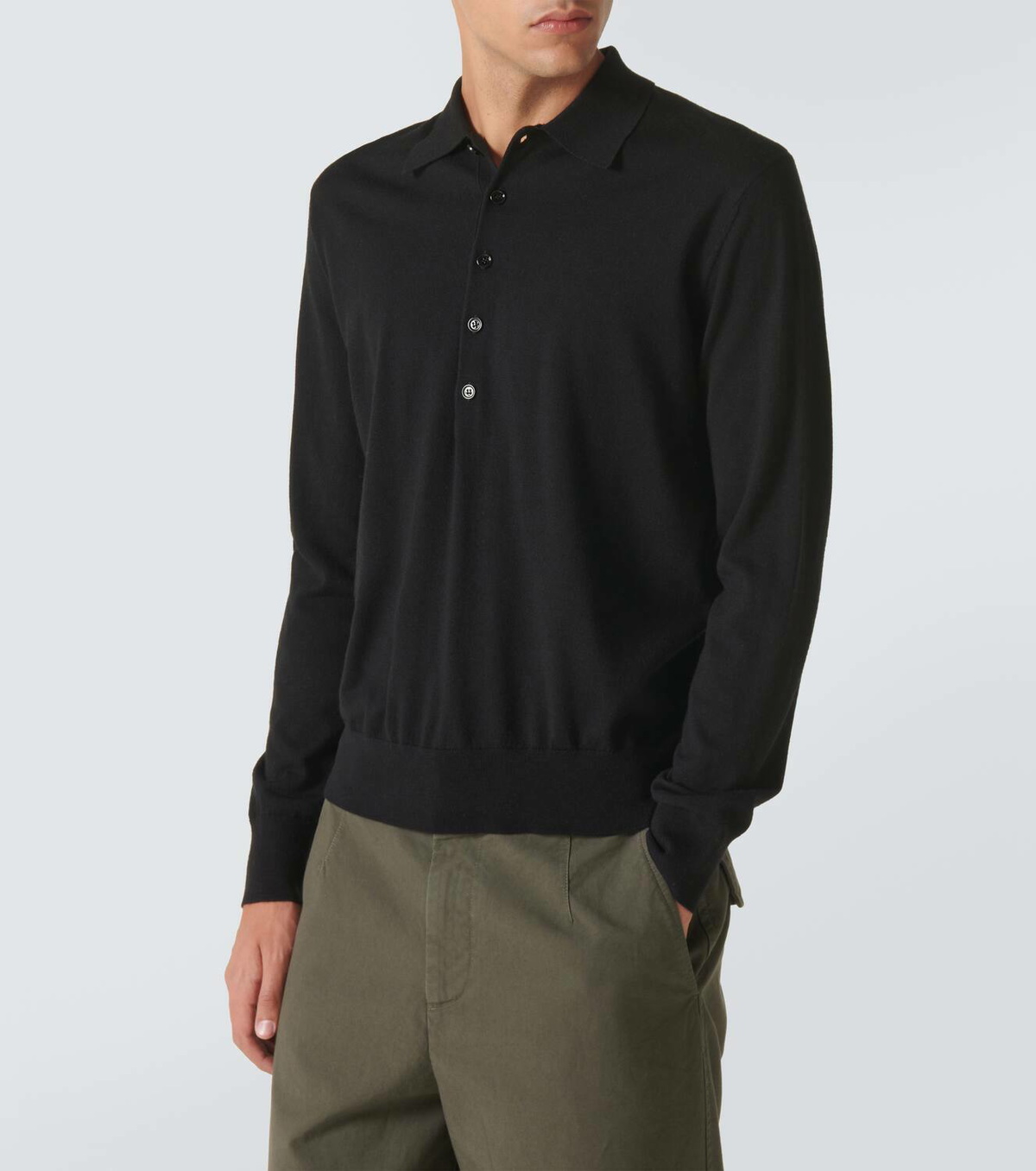 Dries Van Noten Wool polo shirt Dries Van Noten