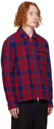 Moncler Red Plaid Shirt