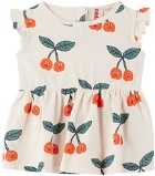 nadadelazos Baby Off-White Cherries Dress