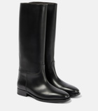 The Row - Grunge leather knee-high boots