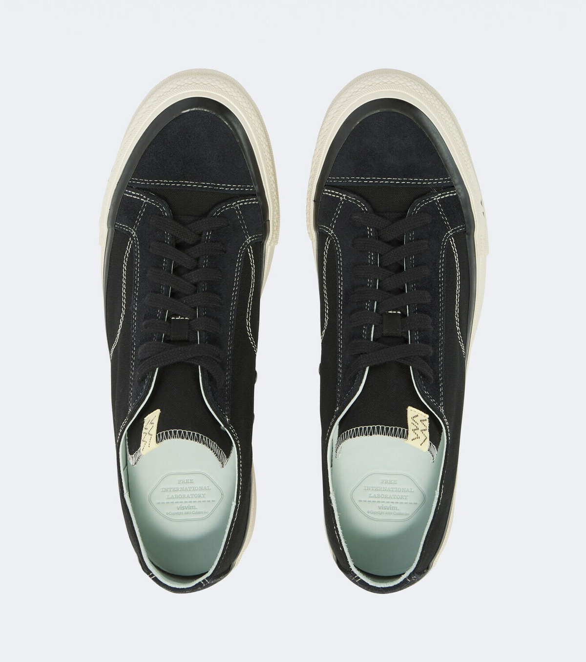 Visvim Nolan suede-trimmed canvas sneakers