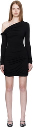 Paris Georgia Black Elemental Manahou Twist Minidress