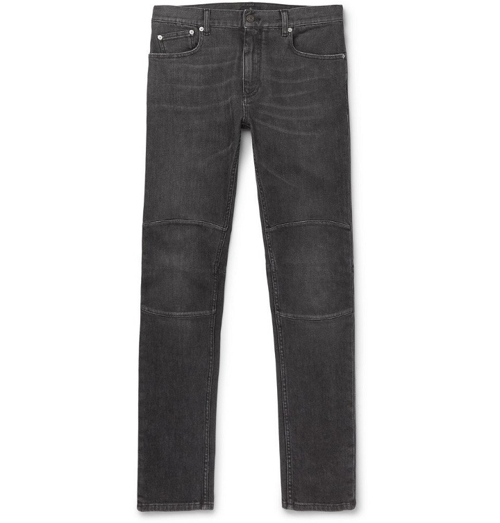 Photo: Belstaff - Skinny-Fit Panelled Stretch-Denim Jeans - Men - Gray