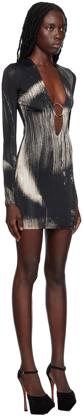 Louisa Ballou Black Helios Minidress