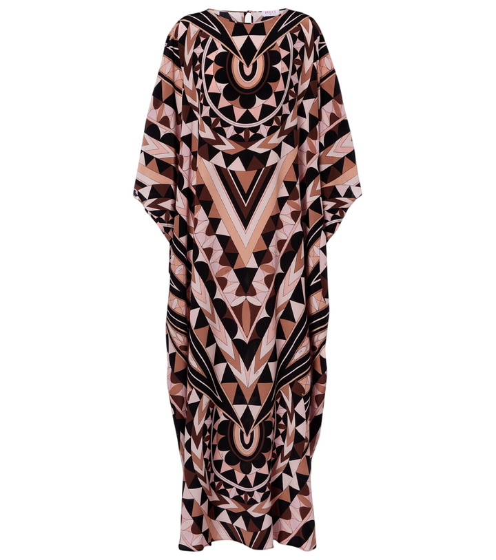 Photo: Pucci Manuba silk crêpe de chine kaftan